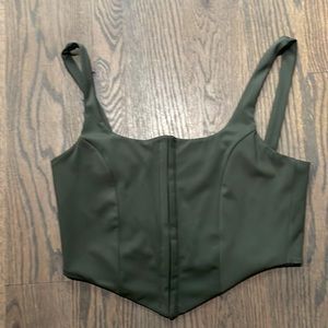 Corset Style Crop Top